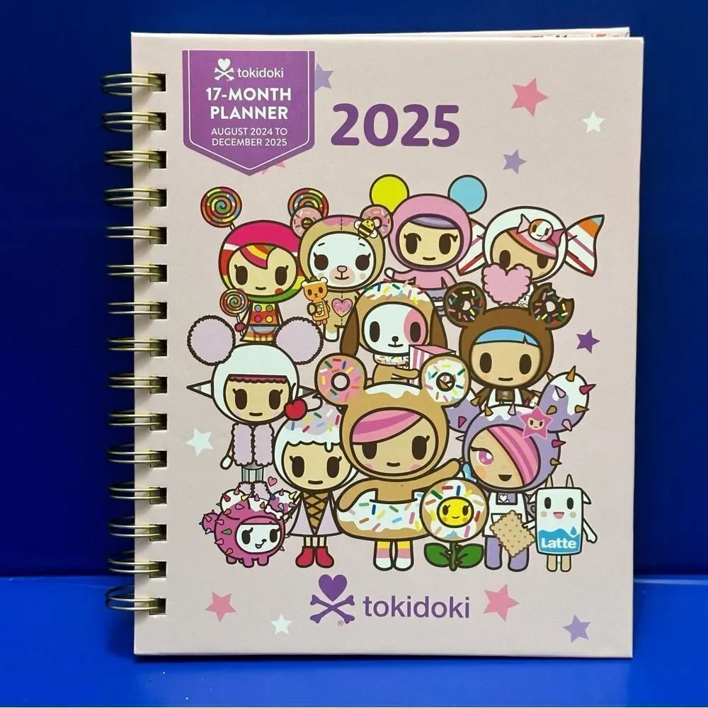 Tokidoki 2025 Planner Latte and Friends
